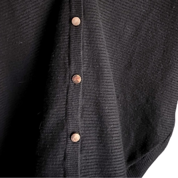 TRUTH by Republic Ribbed Black Dolman Cardigan Size L - Picture 7 of 12